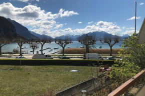CHEZ JACQUES - terrasse avec vue lac et montagne